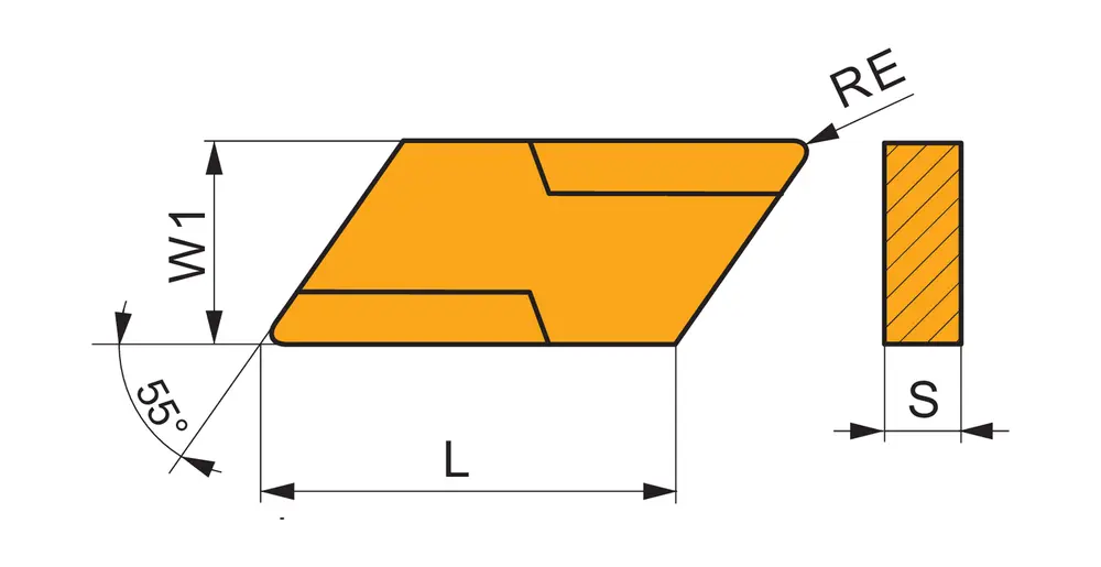 Пластина KNUX 160410L-32:T9325 DormerPramet Пластина KNUX 160410L-32:T9325 DormerPramet — фото