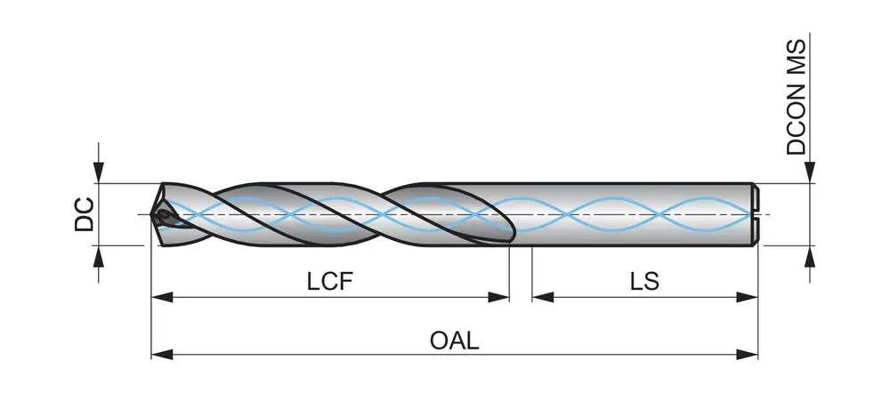 Сверло твердосплавное R46310.3 DormerPramet Сверло твердосплавное R46310.3 DormerPramet — фото
