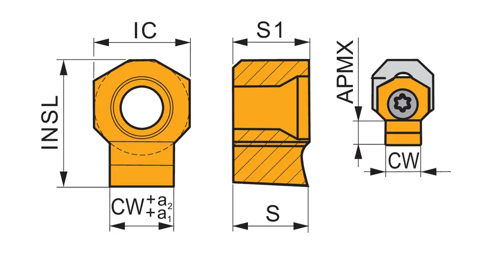 Пластина HZ 1006-60 D10:333TN DormerPramet Пластина HZ 1006-60 D10:333TN DormerPramet — фото