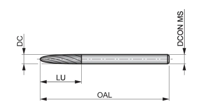 Борфреза P5113.0X3.0 DormerPramet — фото