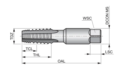 Метчик ручной E7111/2 DormerPramet — фото
