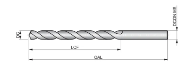 Сверло HSS A5104.2 DormerPramet — фото