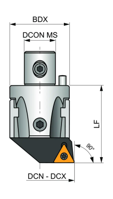 Головка расточная A 02790 409 DormerPramet