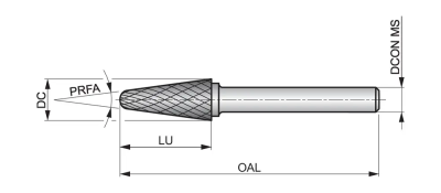 Борфреза P821C3.0X3.0 DormerPramet — фото