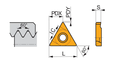 Пластина TN 22EN350-500M:T8030 DormerPramet — фото