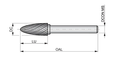 Борфреза P811C9.6X6.0 DormerPramet — фото