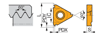 Пластина TN 16NRAG60:T8010 DormerPramet — фото