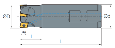 Фреза MSAP-32-350-16-32-3T Sangeo — фото