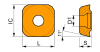 Пластина XPET 0502AP:D8345 DormerPramet — фото