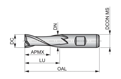Фреза концевая HSS-E PM C1237.0 DormerPramet — фото