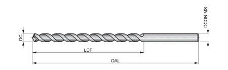 Сверло HSS-E A9409/16 DormerPramet — фото