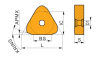Пластина TNGJ 281025-PF-S01:T9226 DormerPramet — фото