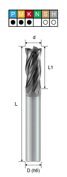 Фреза монолитная концевая ESSSA416000A PRTools — фото