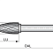 Борфреза P71312.7X6.0 DormerPramet Борфреза P71312.7X6.0 DormerPramet — фото