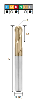 Фреза монолитная сферическая EHBSF242000S PRTools — фото
