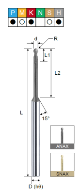Фреза монолитная сферическая EHBRC241612S PRTools — фото