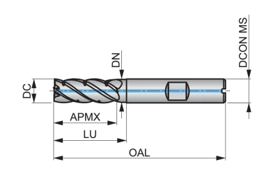 Фреза твердосплавная радиусная S771HB12.0 DormerPramet — фото