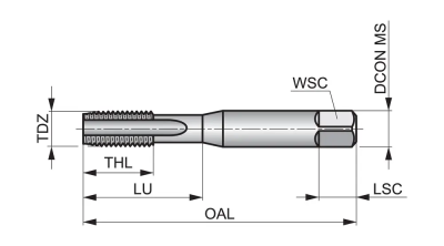 Метчик ручной E504M4NO3 DormerPramet — фото