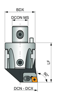 Головка расточная A 08590 300 DormerPramet