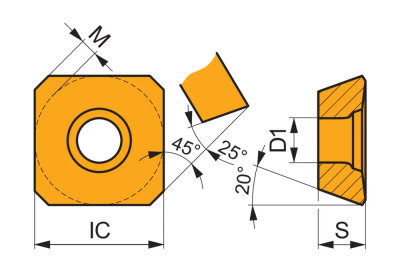 Пластина SEMT 09T3AFSN:M9325 DormerPramet — фото