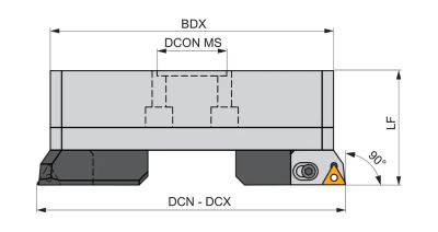 Головка расточная D 30090 402 DormerPramet