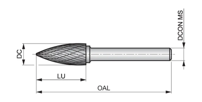 Борфреза P813C9.6X6.0 DormerPramet — фото
