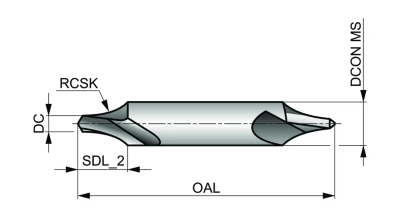 Сверло центровочное A2104.0X10.0 DormerPramet — фото