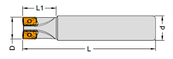 Фреза концевая PRCAPKE304025150 PRTools — фото