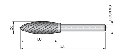 Борфреза P815C12.7X6.0 DormerPramet — фото
