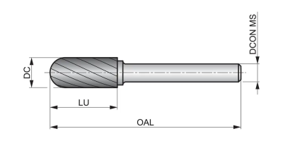 Борфреза P6058.0X6.0 DormerPramet — фото