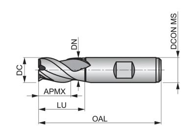 Фреза концевая HSS-E PM C36710.0 DormerPramet — фото